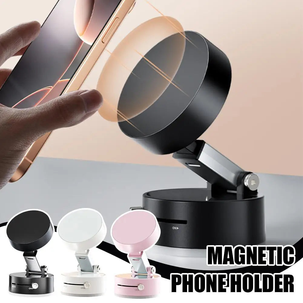 Magnetic Phone Holder with Suction Cup Foldable