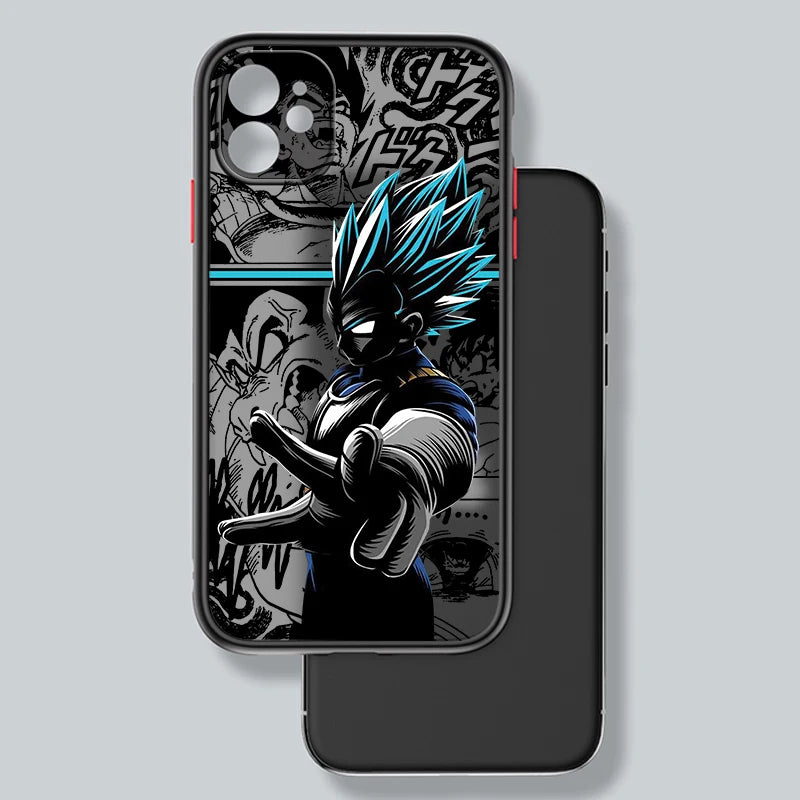 Dragon Ball Z Fans Goku Black Frosted for Apple iPhone 13 +