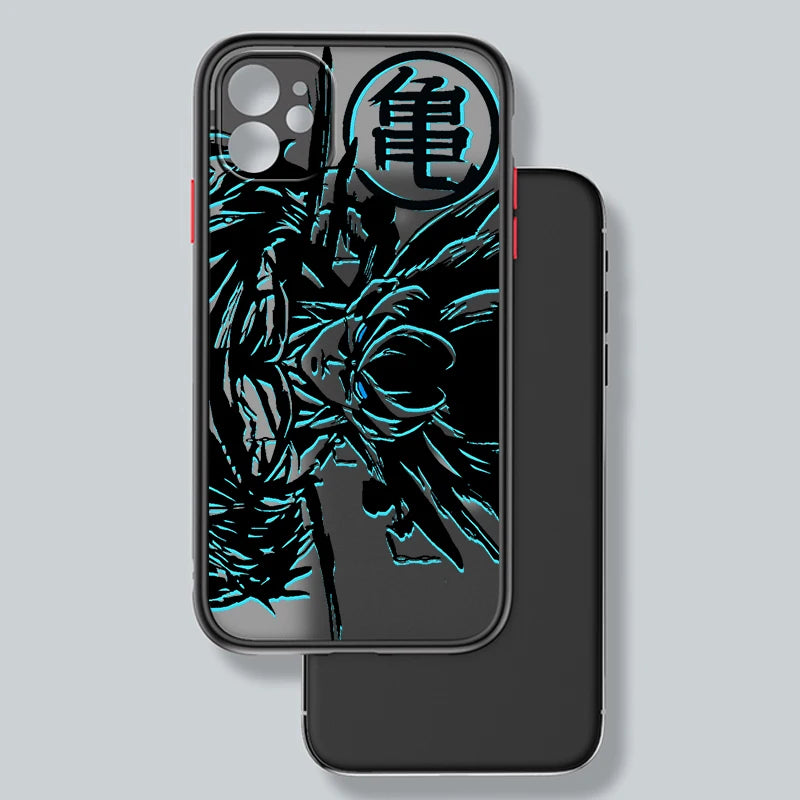 Dragon Ball Z Fans Goku Black Frosted for Apple iPhone 13 +