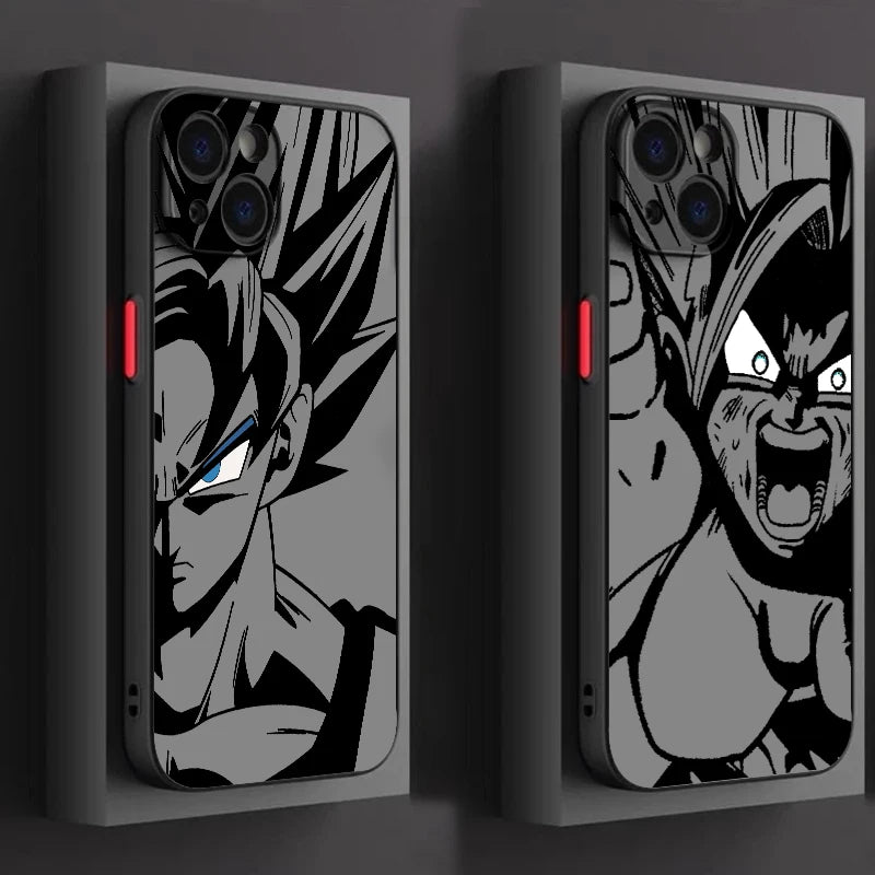 Dragon Ball Z Fans Goku Black Frosted for Apple iPhone 13 +