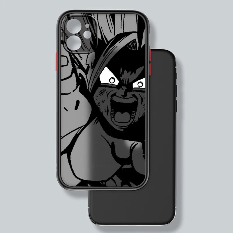 Dragon Ball Z Fans Goku Black Frosted for Apple iPhone 13 +