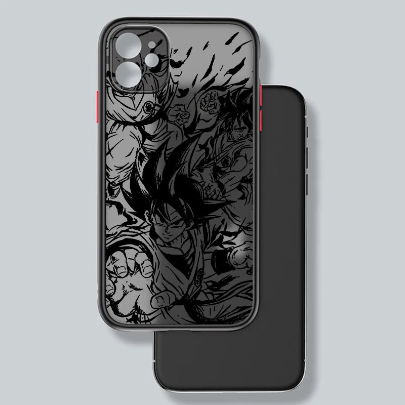Dragon Ball Z Fans Goku Black Frosted for Apple iPhone 13 +
