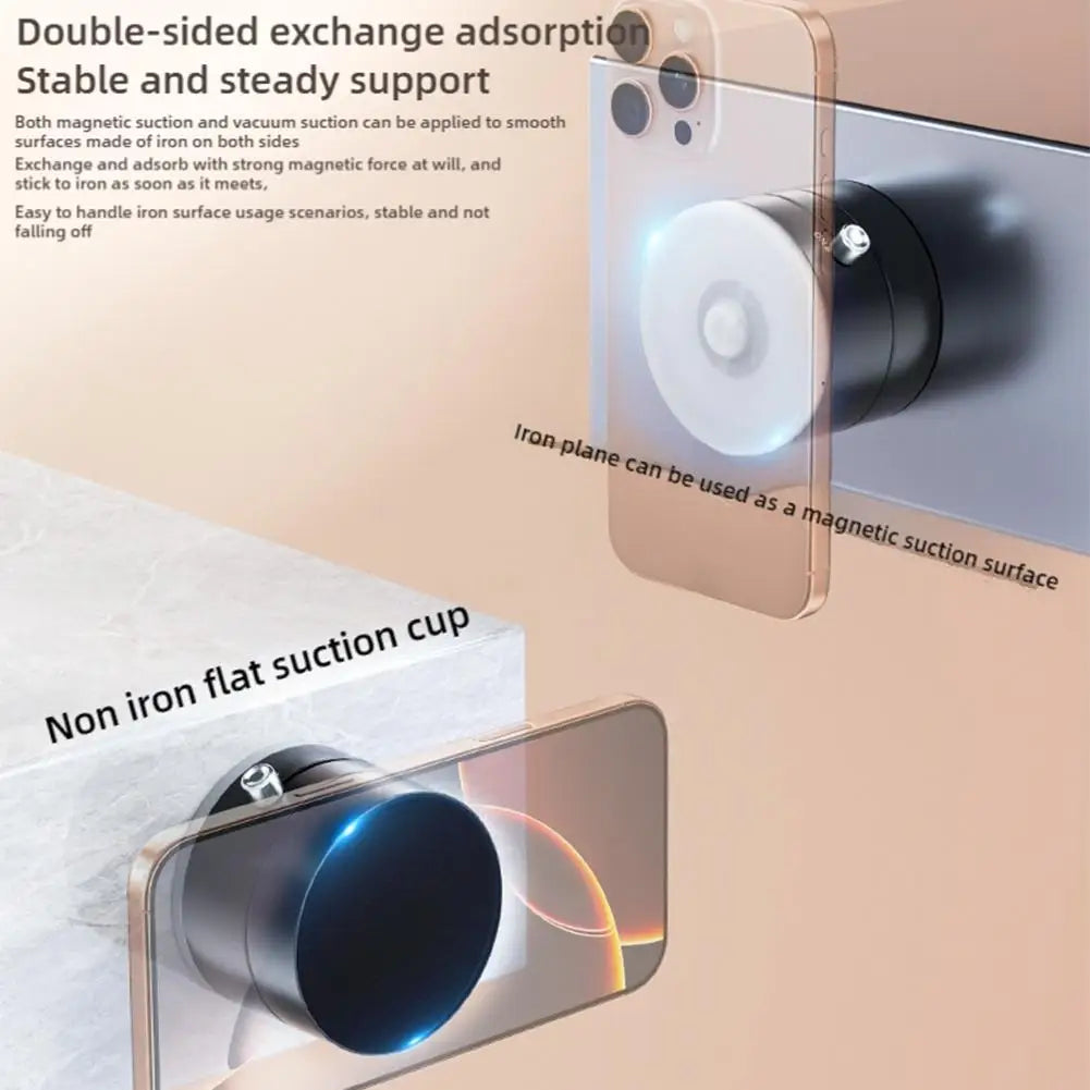 Magnetic Phone Holder with Suction Cup Foldable