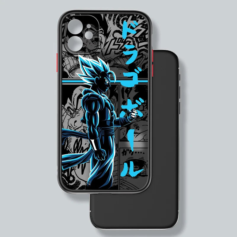 Dragon Ball Z Fans Goku Black Frosted for Apple iPhone 13 +