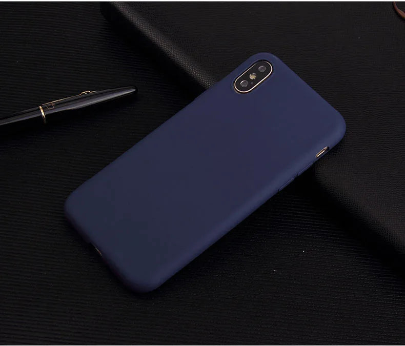 Candy Color Cover Case for iPhone X