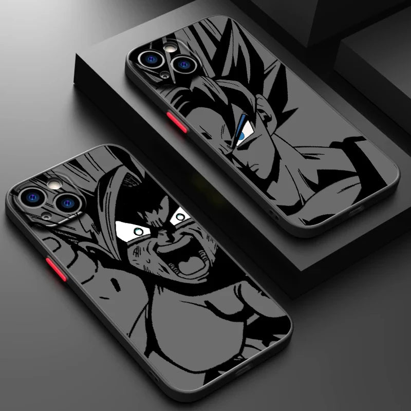 Dragon Ball Z Fans Goku Black Frosted for Apple iPhone 13 +