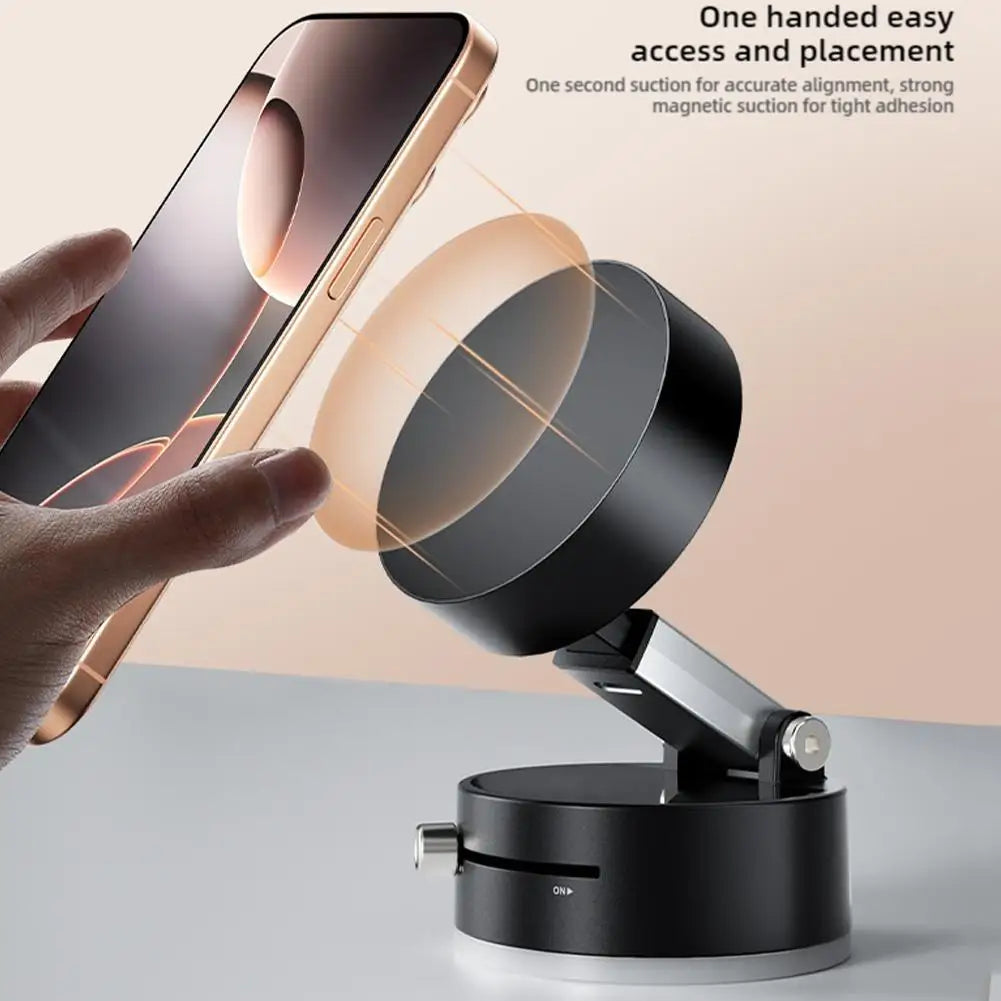 Magnetic Phone Holder with Suction Cup Foldable