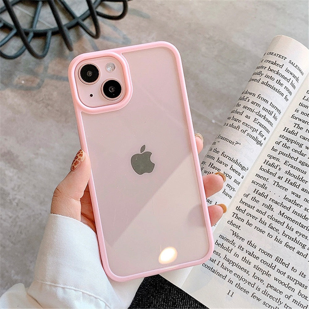 Shockproof Silicone Bumper Phone Case For iPhone 14 and below