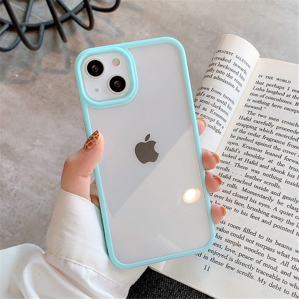 Shockproof Silicone Bumper Phone Case For iPhone 7 and up