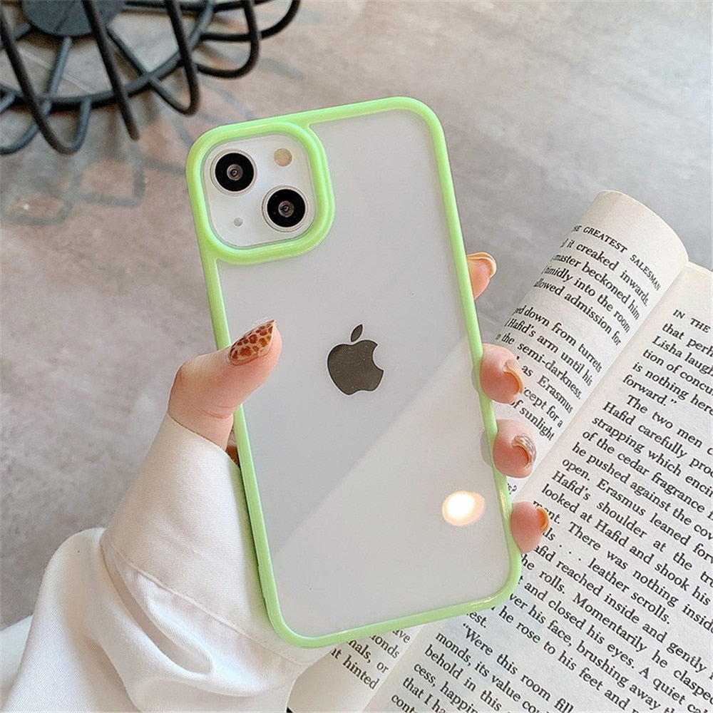 Shockproof Silicone Bumper Phone Case For iPhone 7 and up