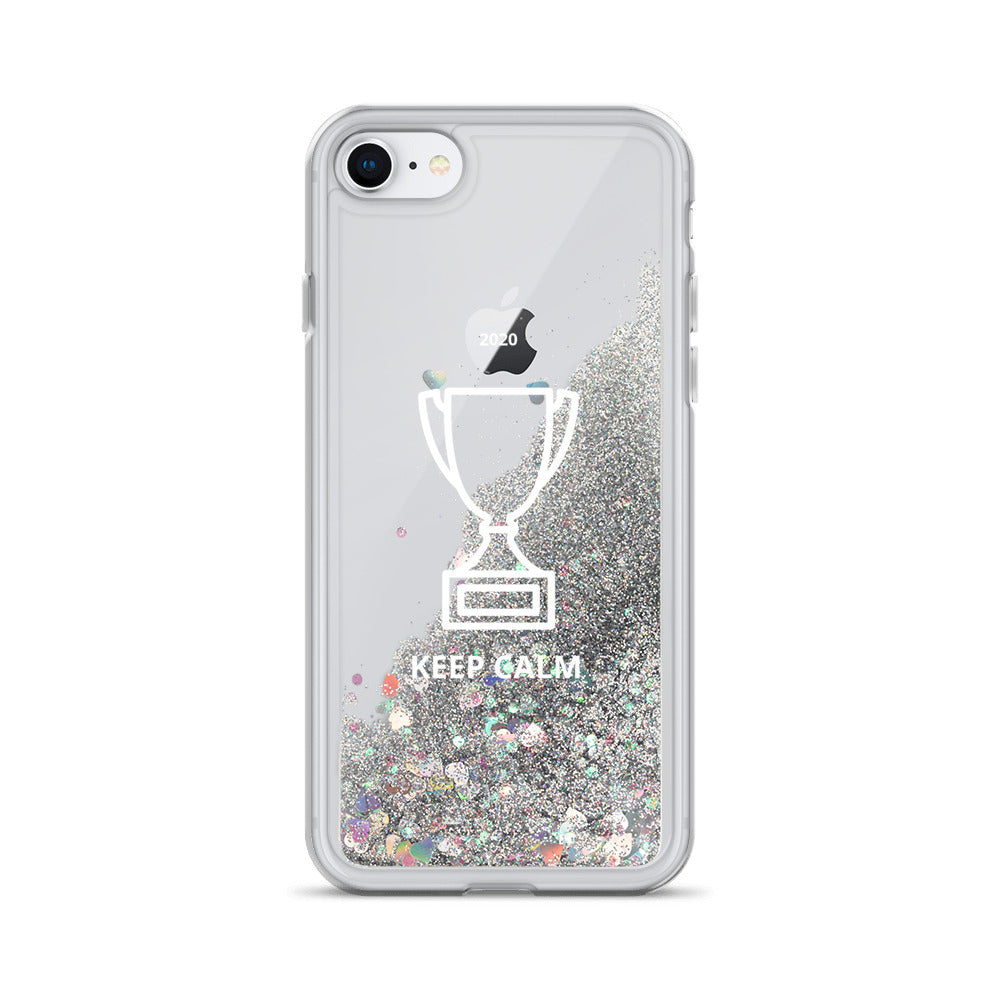 Keep Calm 2020 - Liquid Glitter iPhone Case freeshipping - Best iPhone Cases Accessories