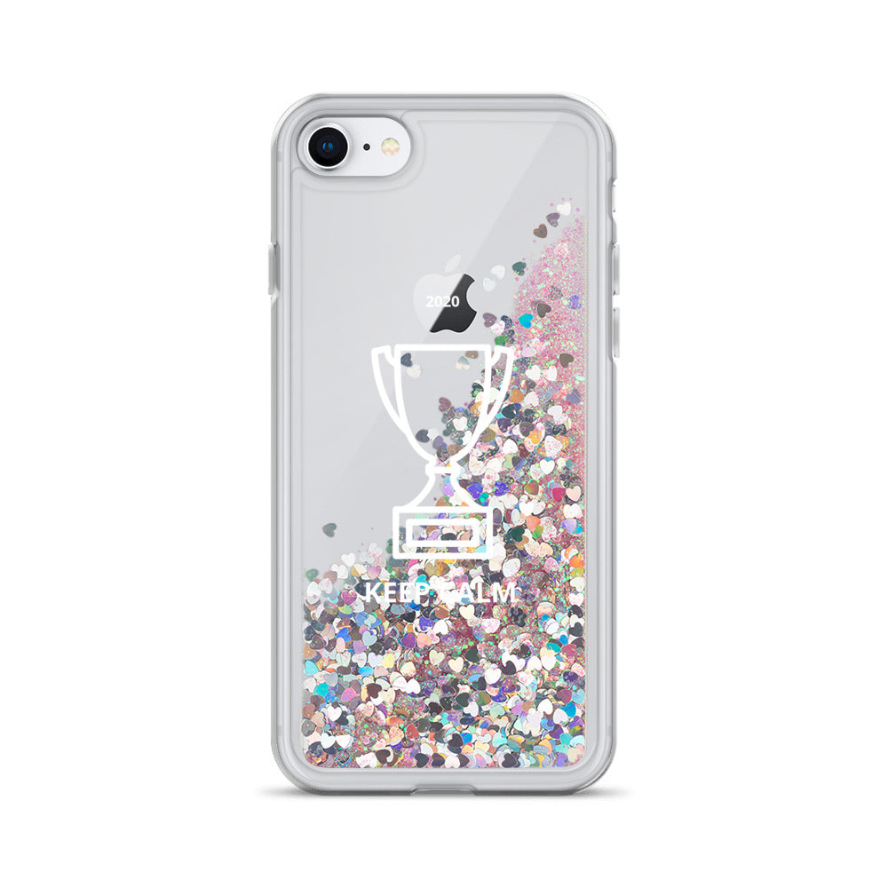 Keep Calm 2020 - Liquid Glitter iPhone Case freeshipping - Best iPhone Cases Accessories