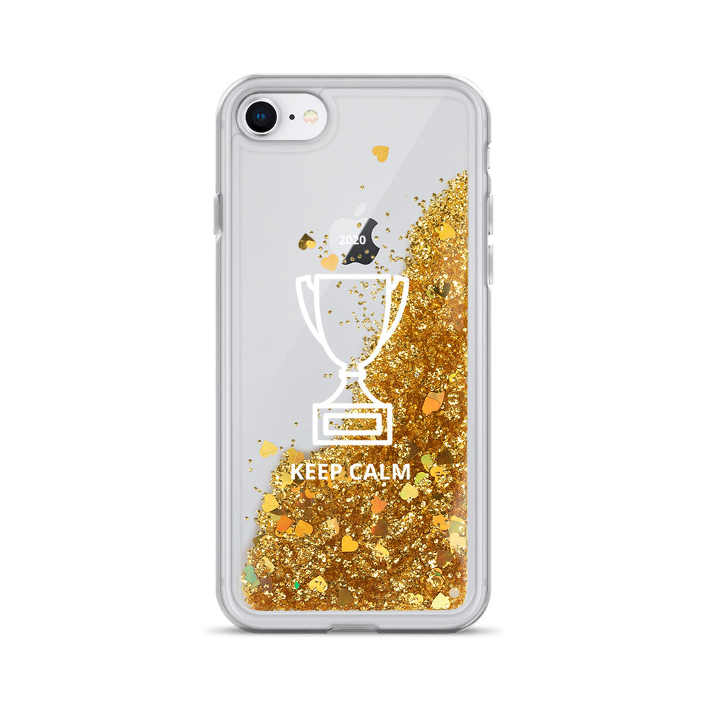 Keep Calm 2020 - Liquid Glitter iPhone Case freeshipping - Best iPhone Cases Accessories