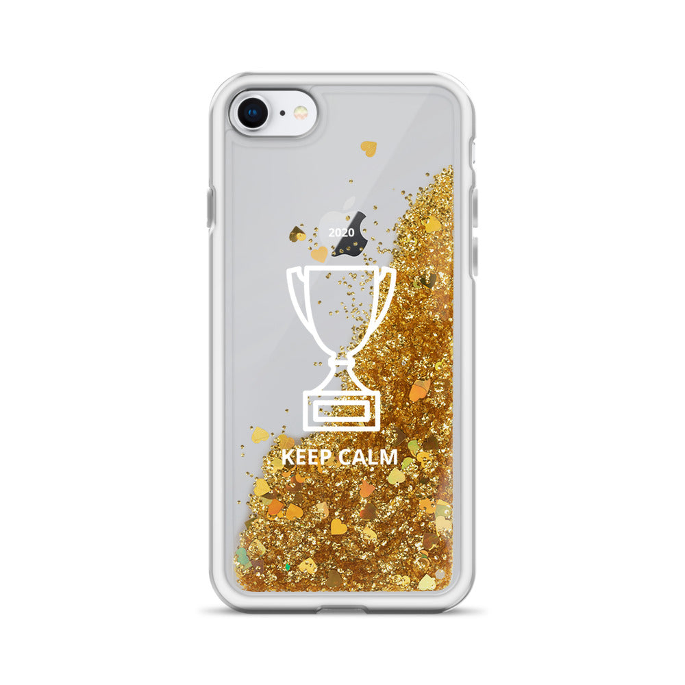 Keep Calm 2020 - Liquid Glitter iPhone Case freeshipping - Best iPhone Cases Accessories