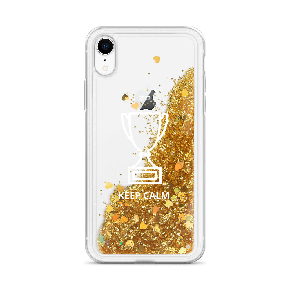 Keep Calm 2020 - Liquid Glitter iPhone Case freeshipping - Best iPhone Cases Accessories