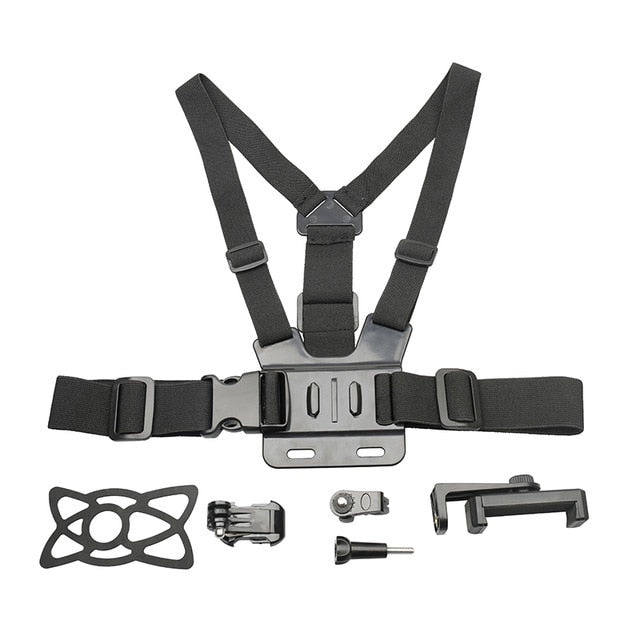 Adjustable Phone Clip Holder with Chest Belt Head Strap for Mobile Phone freeshipping - Best iPhone Cases Accessories