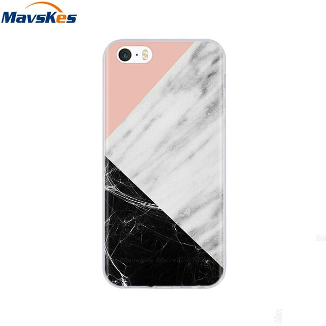 Silicone Phone Case for iPhone 5s Cases for iPhone 7 8 Cover Soft Print Cartoon Tpu Back Cover for Iphone 8 se 5 5s Pop Shell freeshipping - Best iPhone Cases Accessories