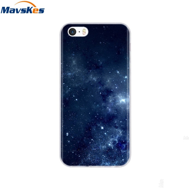 Silicone Phone Case for iPhone 5s Cases for iPhone 7 8 Cover Soft Print Cartoon Tpu Back Cover for Iphone 8 se 5 5s Pop Shell freeshipping - Best iPhone Cases Accessories