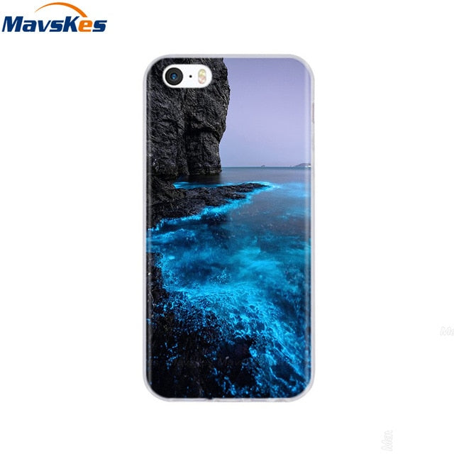 Silicone Phone Case for iPhone 5s Cases for iPhone 7 8 Cover Soft Print Cartoon Tpu Back Cover for Iphone 8 se 5 5s Pop Shell freeshipping - Best iPhone Cases Accessories