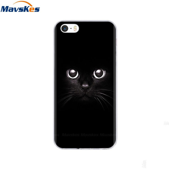 Silicone Phone Case for iPhone 5s Cases for iPhone 7 8 Cover Soft Print Cartoon Tpu Back Cover for Iphone 8 se 5 5s Pop Shell freeshipping - Best iPhone Cases Accessories