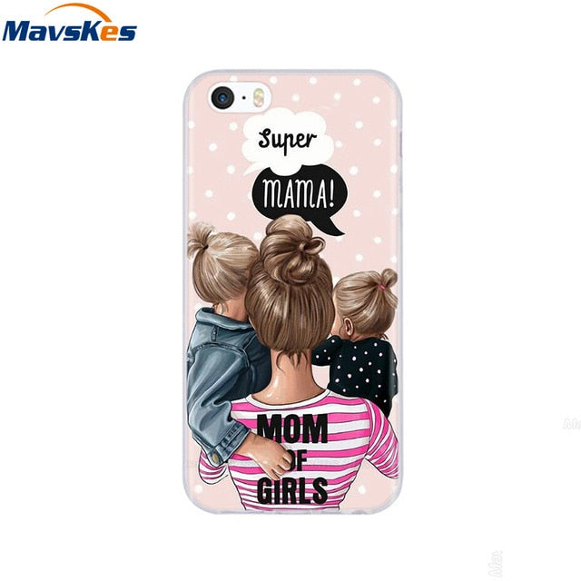 Silicone Phone Case for iPhone 5s Cases for iPhone 7 8 Cover Soft Print Cartoon Tpu Back Cover for Iphone 8 se 5 5s Pop Shell freeshipping - Best iPhone Cases Accessories