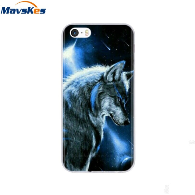 Silicone Phone Case for iPhone 5s Cases for iPhone 7 8 Cover Soft Print Cartoon Tpu Back Cover for Iphone 8 se 5 5s Pop Shell freeshipping - Best iPhone Cases Accessories