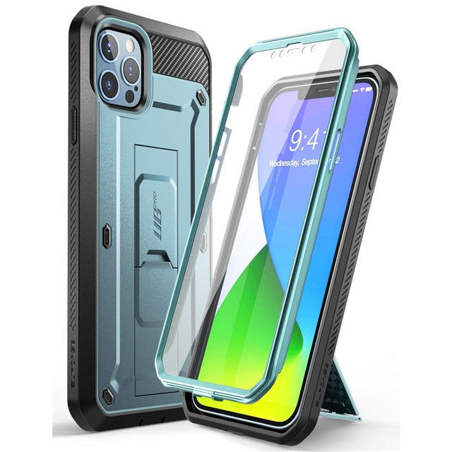 SUPCASE Full-Body Rugged Holster Cover with Built-in Screen Protector & Kickstand freeshipping - Best iPhone Cases Accessories