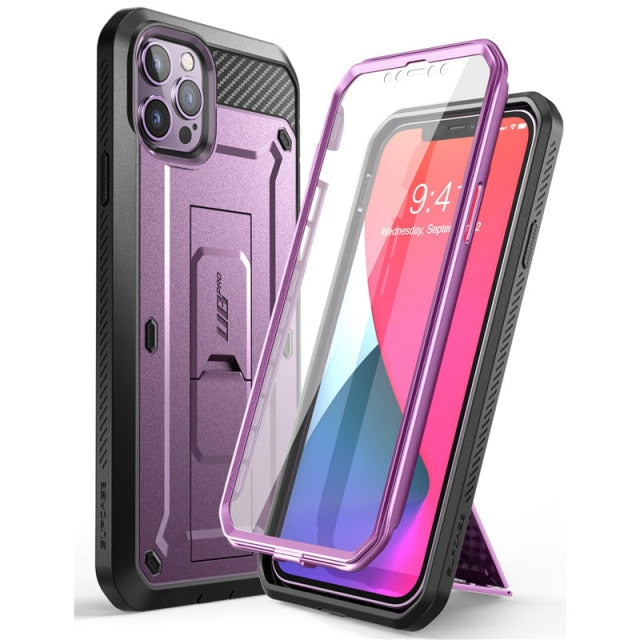 SUPCASE Full-Body Rugged Holster Cover with Built-in Screen Protector & Kickstand freeshipping - Best iPhone Cases Accessories