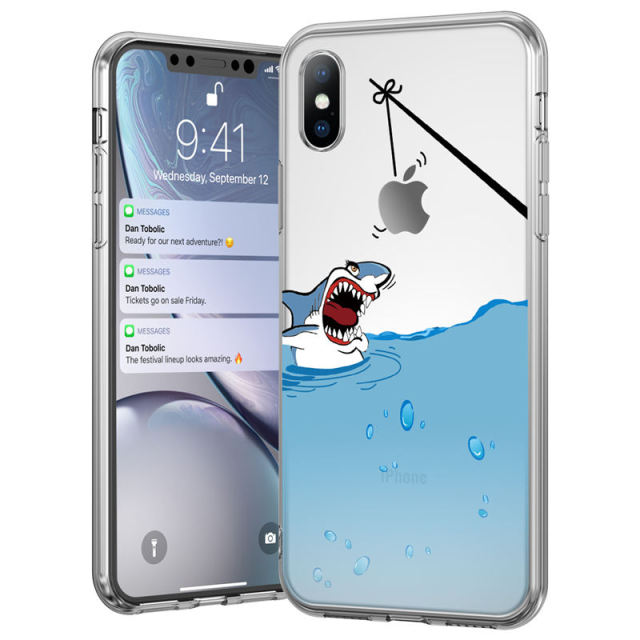 Clear Cute Cartoon Animal iPhone Case Soft TPU freeshipping - Best iPhone Cases Accessories