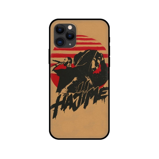 Hajime MiyaGi Andy Panda Black TPU Back Cover Case for iPhone freeshipping - Best iPhone Cases Accessories