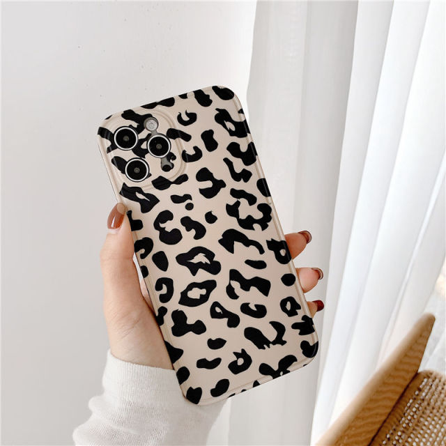 Leopard Print Phone Case For iPhone 12 11 Pro Max XR X XS Max 7 8 Plus Camera Protection Back Cover For iPhone 11 12 Mini 12 Pro freeshipping - Best iPhone Cases Accessories