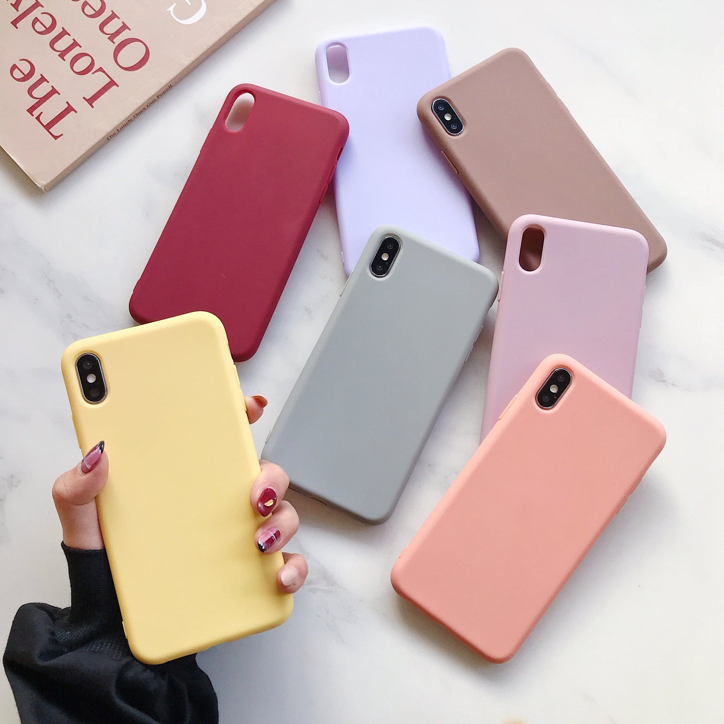 Ultra Thin Soft Candy Case for iPhone 12 and below freeshipping - Best iPhone Cases Accessories
