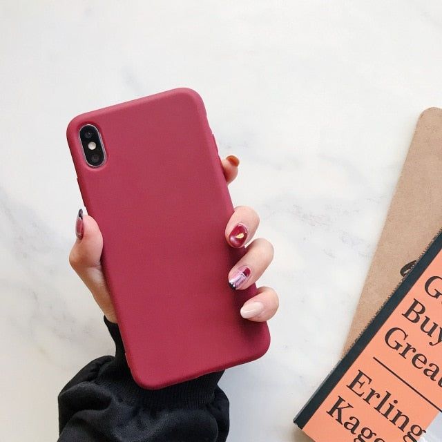 Ultra Thin Soft Candy Case for iPhone 12 and below freeshipping - Best iPhone Cases Accessories