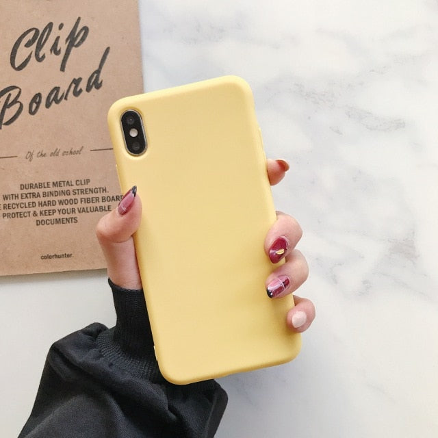 Ultra Thin Soft Candy Case for iPhone 12 and below freeshipping - Best iPhone Cases Accessories
