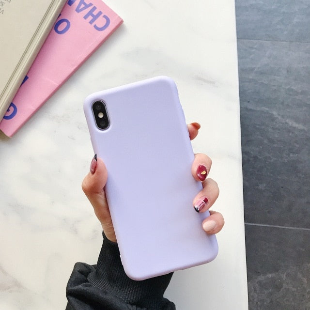 Ultra Thin Soft Candy Case for iPhone 12 and below freeshipping - Best iPhone Cases Accessories