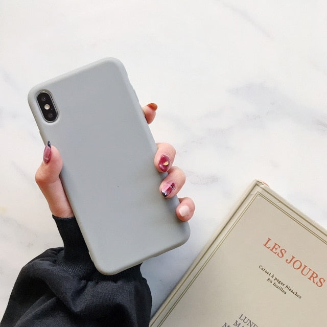 Ultra Thin Soft Candy Case for iPhone 12 and below freeshipping - Best iPhone Cases Accessories