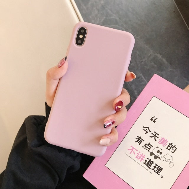 Ultra Thin Soft Candy Case for iPhone 12 and below freeshipping - Best iPhone Cases Accessories
