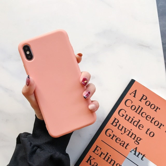 Ultra Thin Soft Candy Case for iPhone 12 and below freeshipping - Best iPhone Cases Accessories