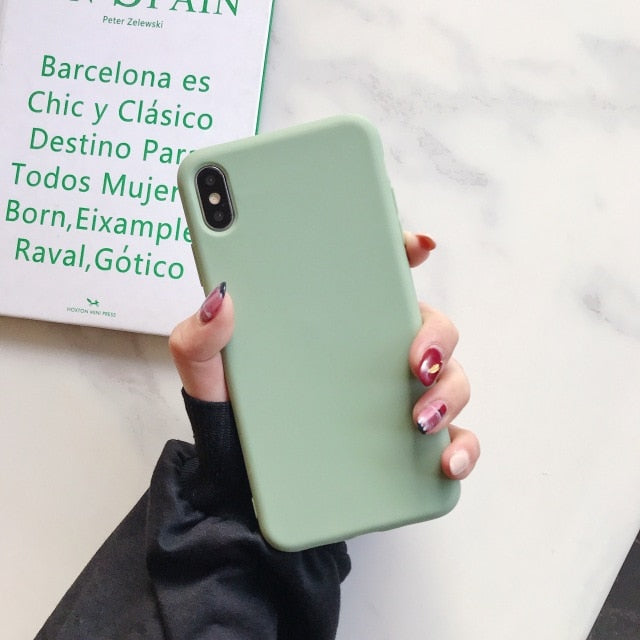 Ultra Thin Soft Candy Case for iPhone 12 and below freeshipping - Best iPhone Cases Accessories