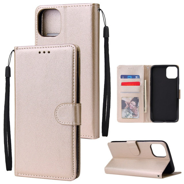 Flip Wallet Case PU Leather Cover With Card Slots For iPhone 13 12 11 Pro Max XS Max XR X 8 7 6 6s Plus 5 5S SE 2020 Case Coque freeshipping - Best iPhone Cases Accessories