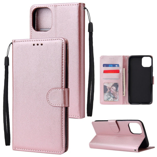 Flip Wallet Case PU Leather Cover With Card Slots For iPhone 13 12 11 Pro Max XS Max XR X 8 7 6 6s Plus 5 5S SE 2020 Case Coque freeshipping - Best iPhone Cases Accessories