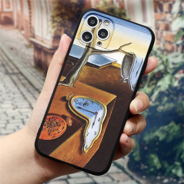 Oil Painting Art 3D Emboss Case For iPhone freeshipping - Best iPhone Cases Accessories