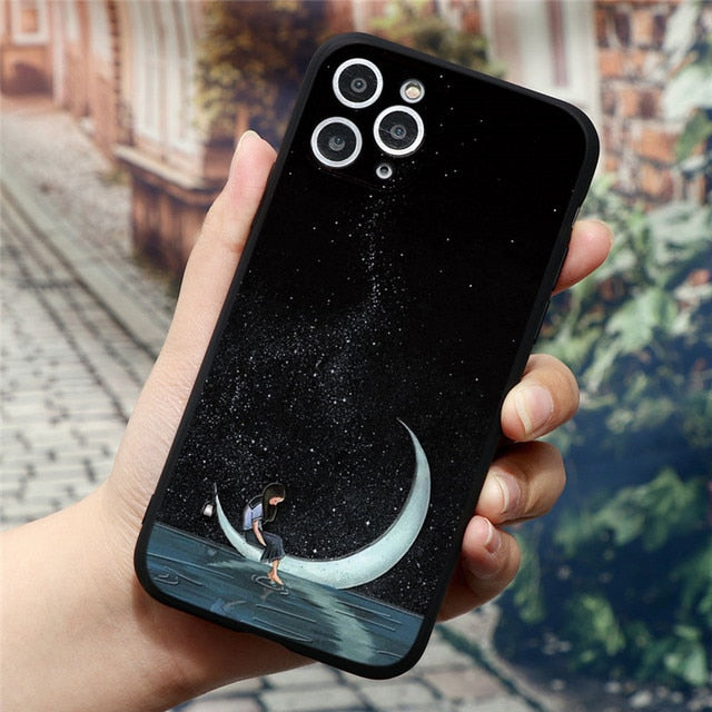 Oil Painting Art 3D Emboss Case For iPhone freeshipping - Best iPhone Cases Accessories
