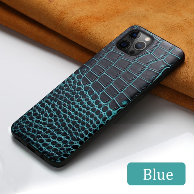 Genuine Leather Case for iPhone 13 Pro Max 12 Mini 11 12 Pro Max X XR XS max 5s 6S 6 7 8 Plus SE 2020 360 Full protective Cover freeshipping - Best iPhone Cases Accessories