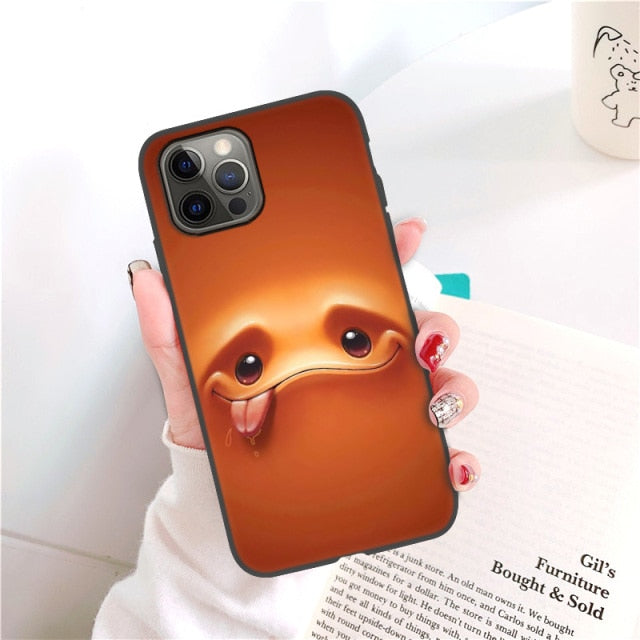 Case For iPhone 11 Case Funny Face Phone Case On iPhone 12 Pro Max 13 7 8 Plus XR XS X SE 2020 6S 6 5S iPhone12 Mini Soft Covers freeshipping - Best iPhone Cases Accessories