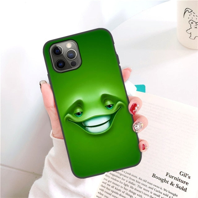 Case For iPhone 11 Case Funny Face Phone Case On iPhone 12 Pro Max 13 7 8 Plus XR XS X SE 2020 6S 6 5S iPhone12 Mini Soft Covers freeshipping - Best iPhone Cases Accessories