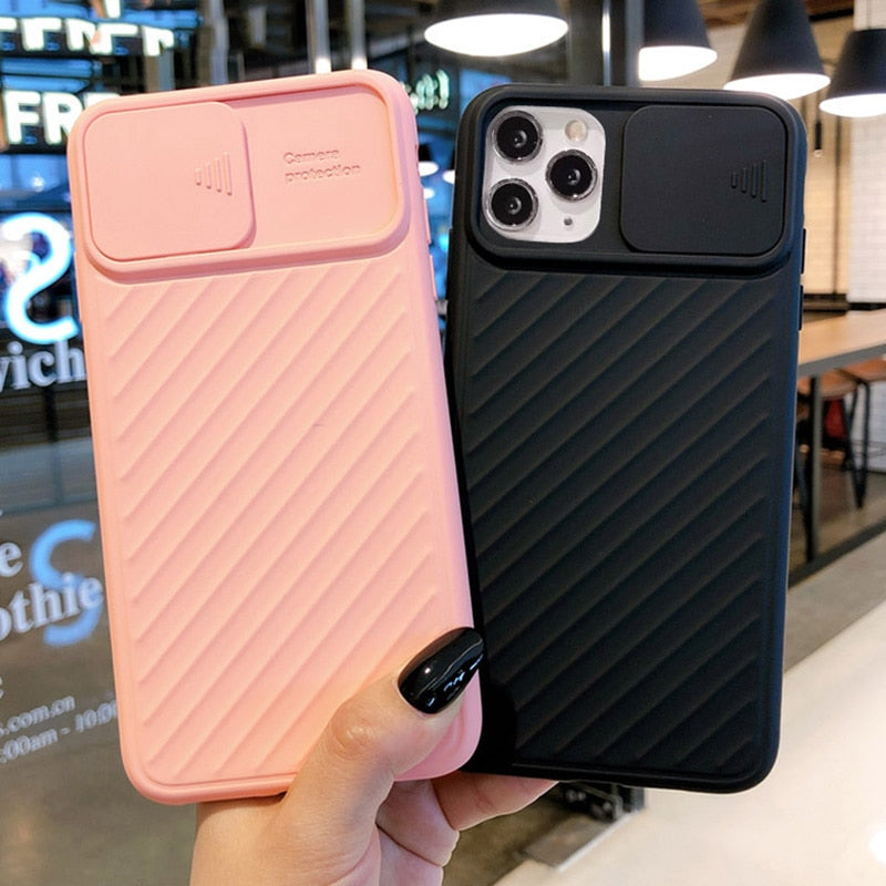 Camera Protection Shockproof Phone Case For iPhone 12 11 Pro 13 X XR XS Max 7 8 6S Plus Solid Color Soft TPU Silicone Back Cover freeshipping - Best iPhone Cases Accessories