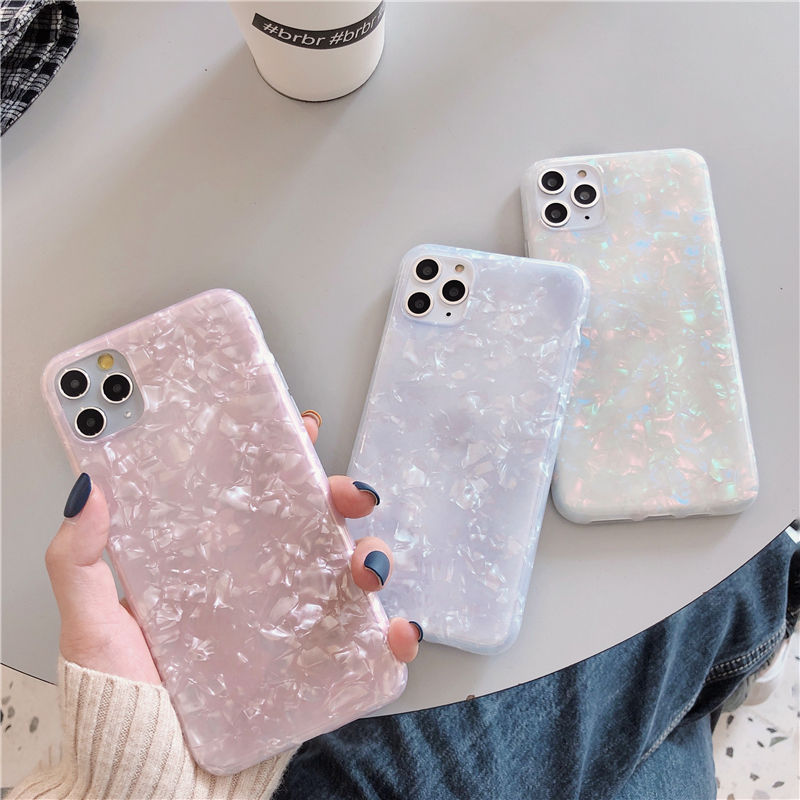 Glitter Dream Shell Pattern Case For iPhone 12 11 13 Pro Max XR XS Max X 8 7 Plus Soft IMD Silicone Cover For iPhone 11 12 Pro freeshipping - Best iPhone Cases Accessories