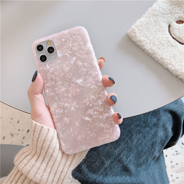 Glitter Dream Shell Pattern Case For iPhone 12 11 13 Pro Max XR XS Max X 8 7 Plus Soft IMD Silicone Cover For iPhone 11 12 Pro freeshipping - Best iPhone Cases Accessories