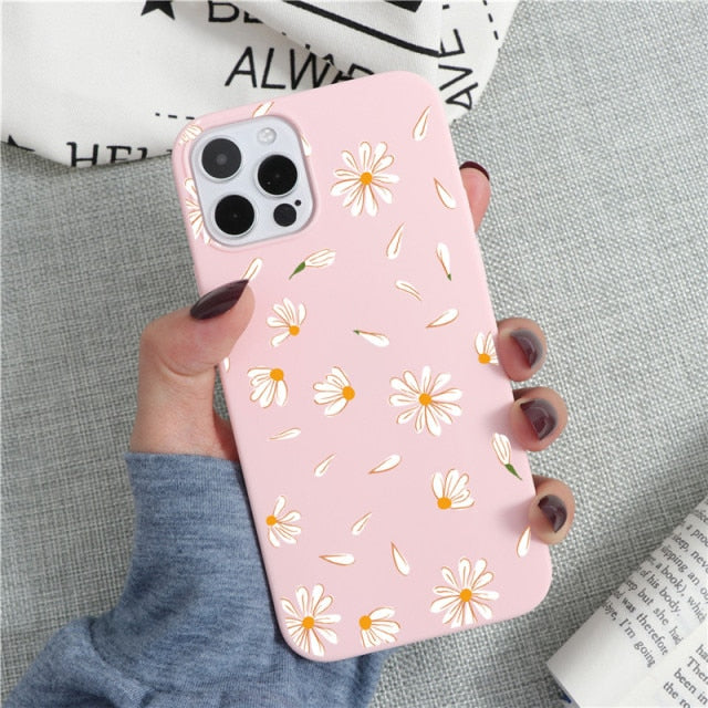 Soft TPU Phone Case For iPhone 13 12 Pro mini XS Max XR 7 8 6 6S Plus SE 2 Cactus Flower Cover For iPhone 11 Pro Shell Fundas freeshipping - Best iPhone Cases Accessories